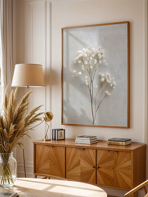 Gipskraut Zweige minimalistisch