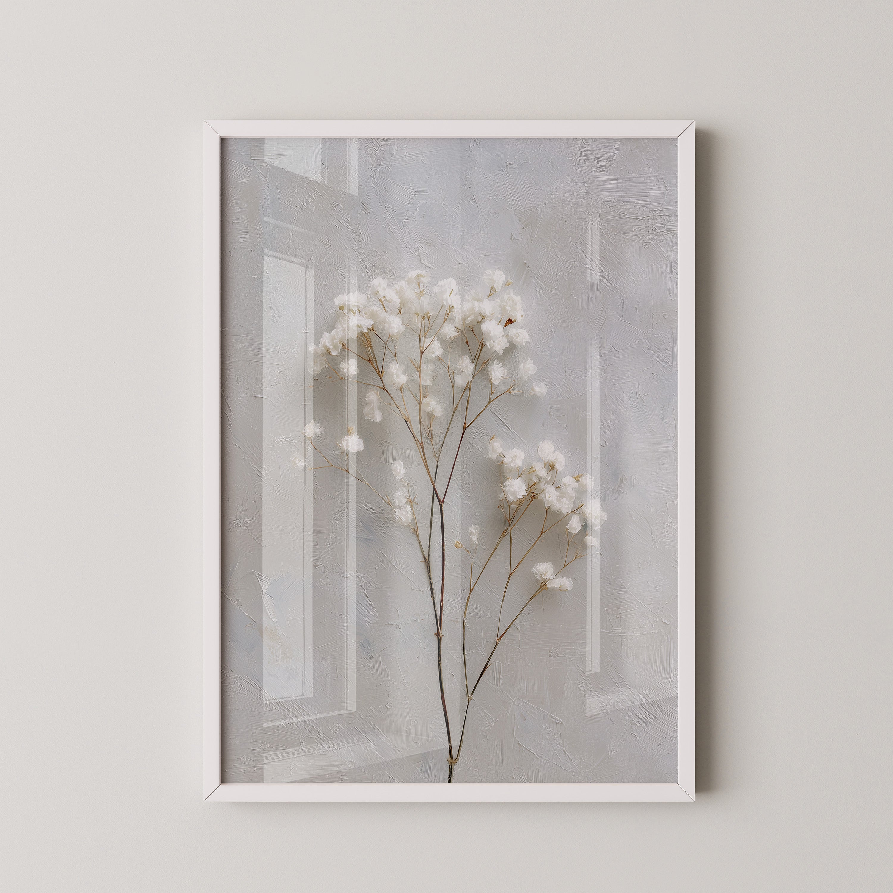 Gipskraut Zweige minimalistisch