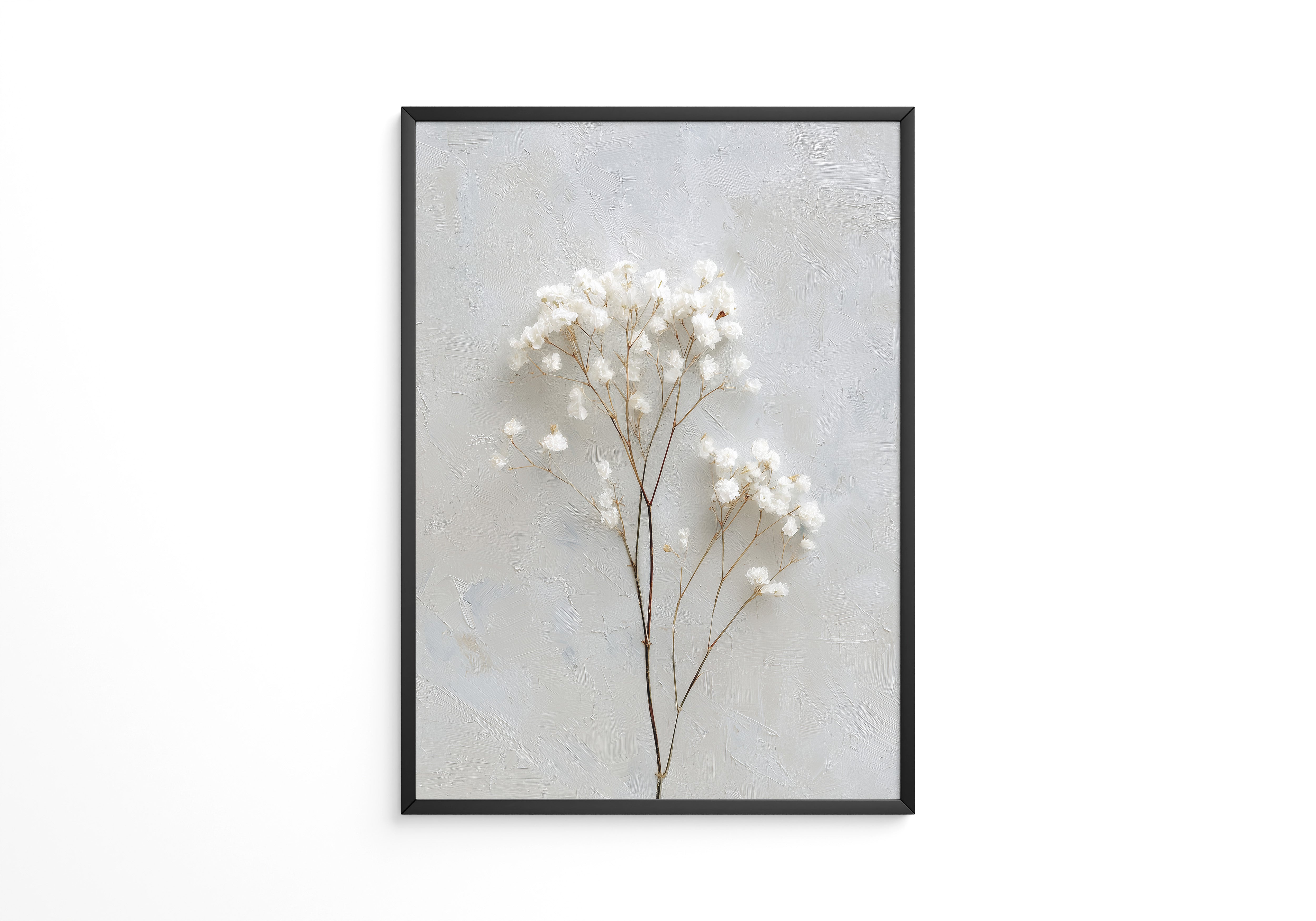 Gipskraut Zweige minimalistisch