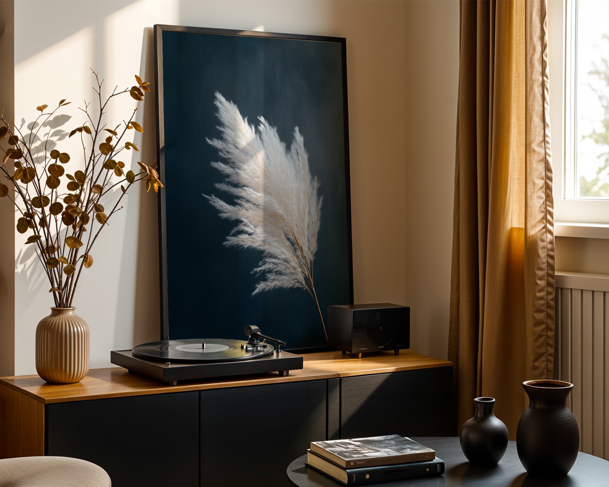 Pampasgras Eleganz Blau