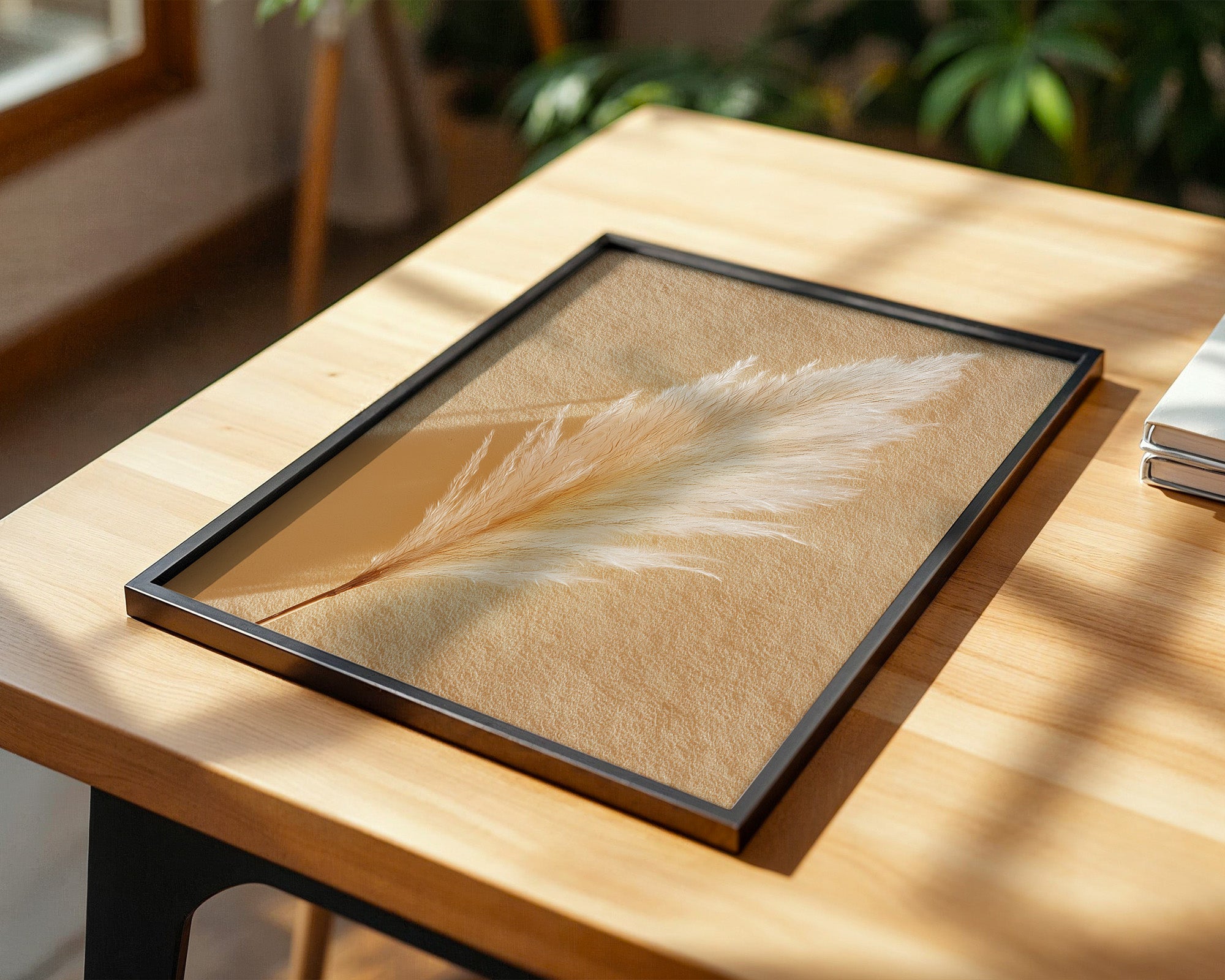 Pampasgras Beige Textur