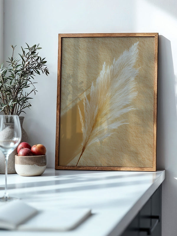 Pampasgras Beige Textur