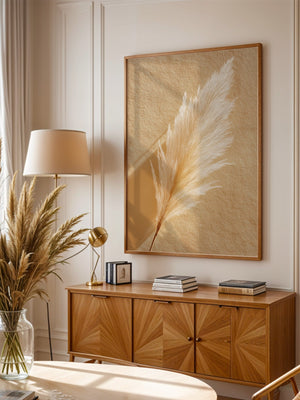 Pampasgras Beige Textur