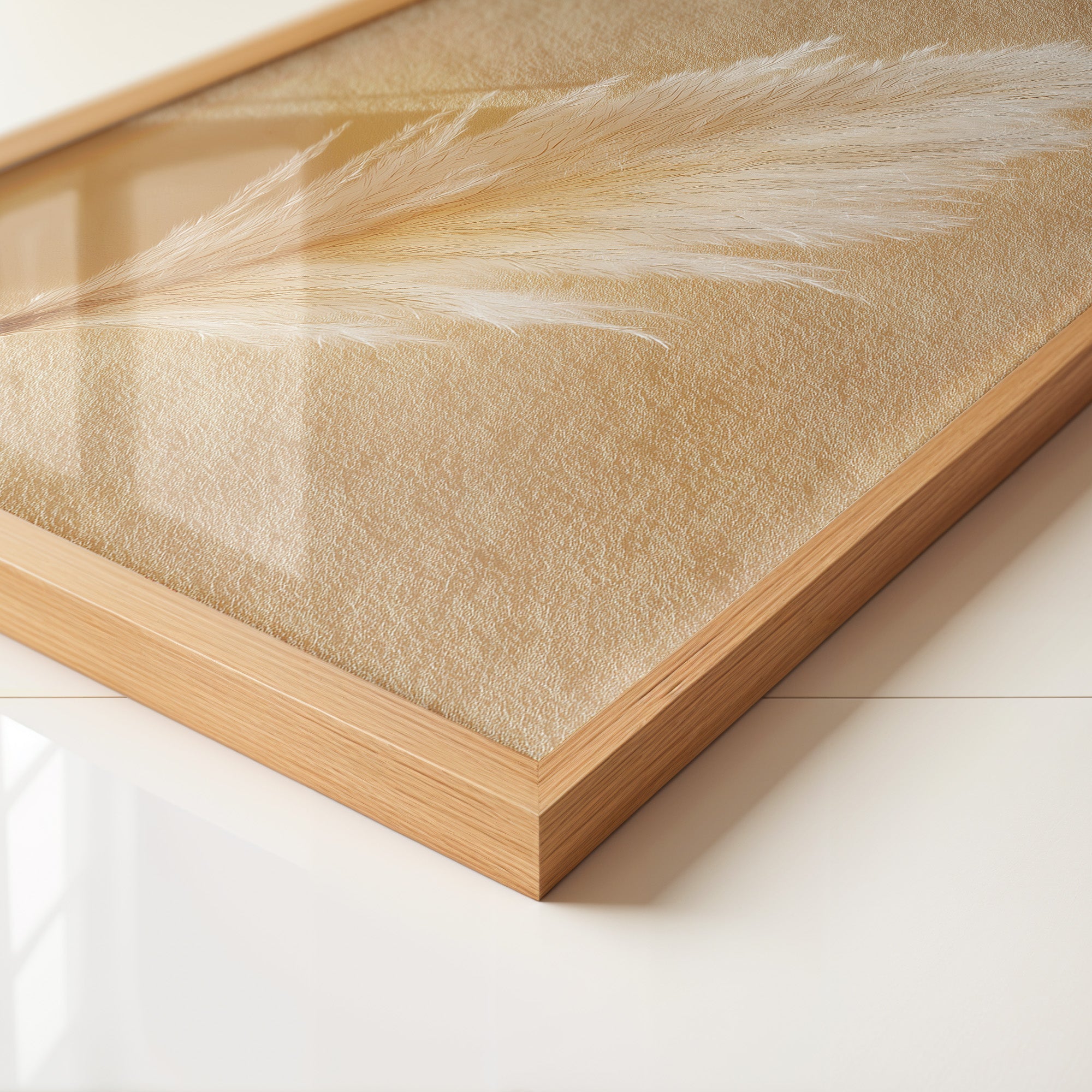 Pampasgras Beige Textur