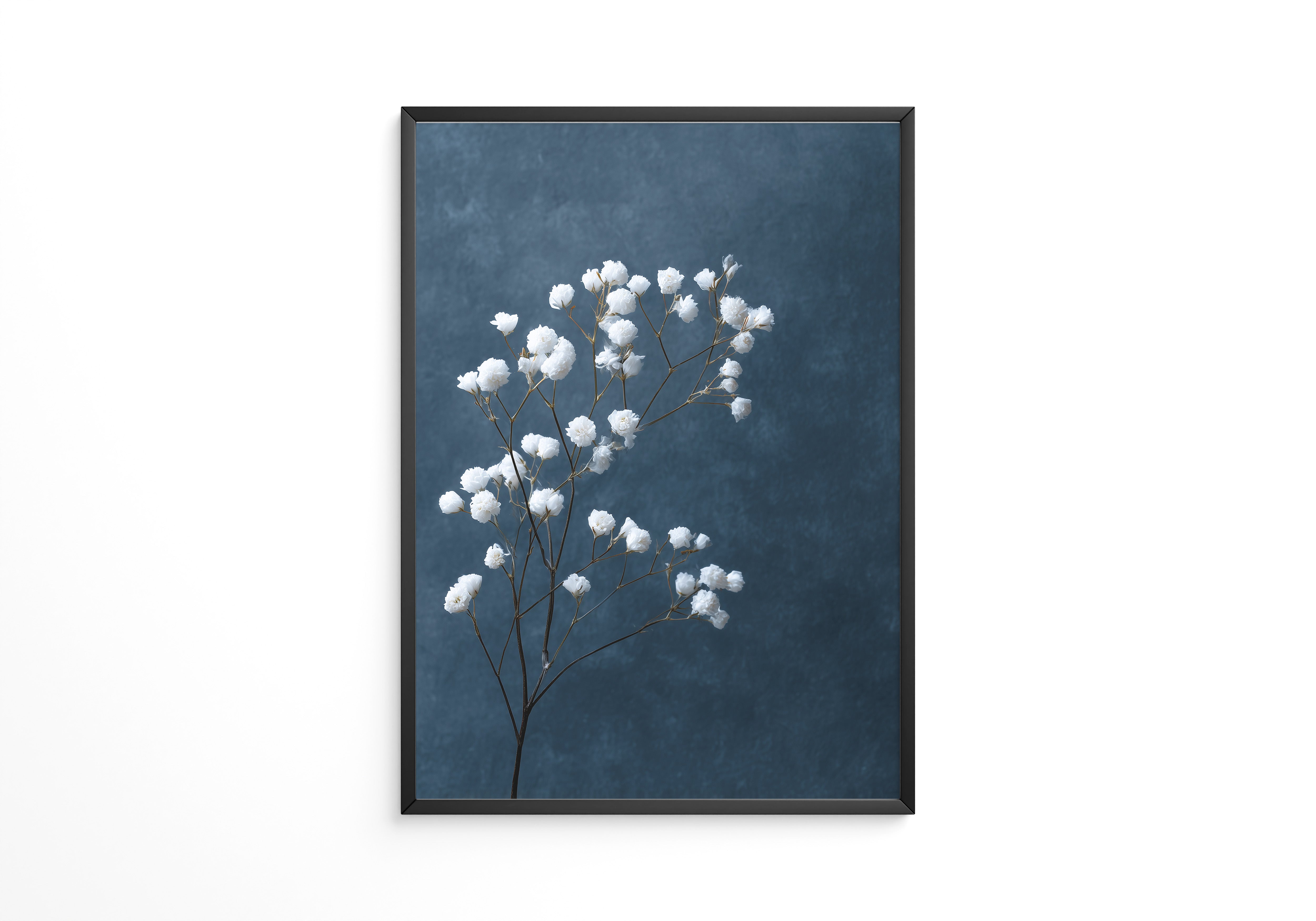 Schleierkraut Blaues Stillleben