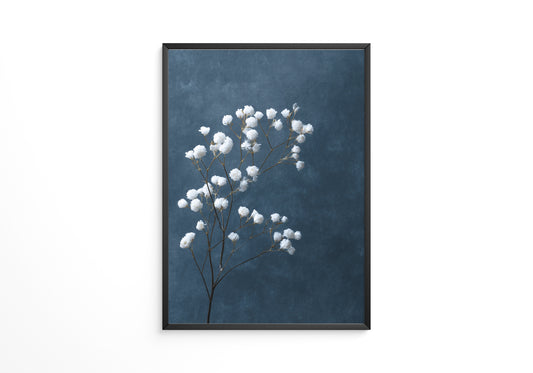 Schleierkraut Blaues Stillleben