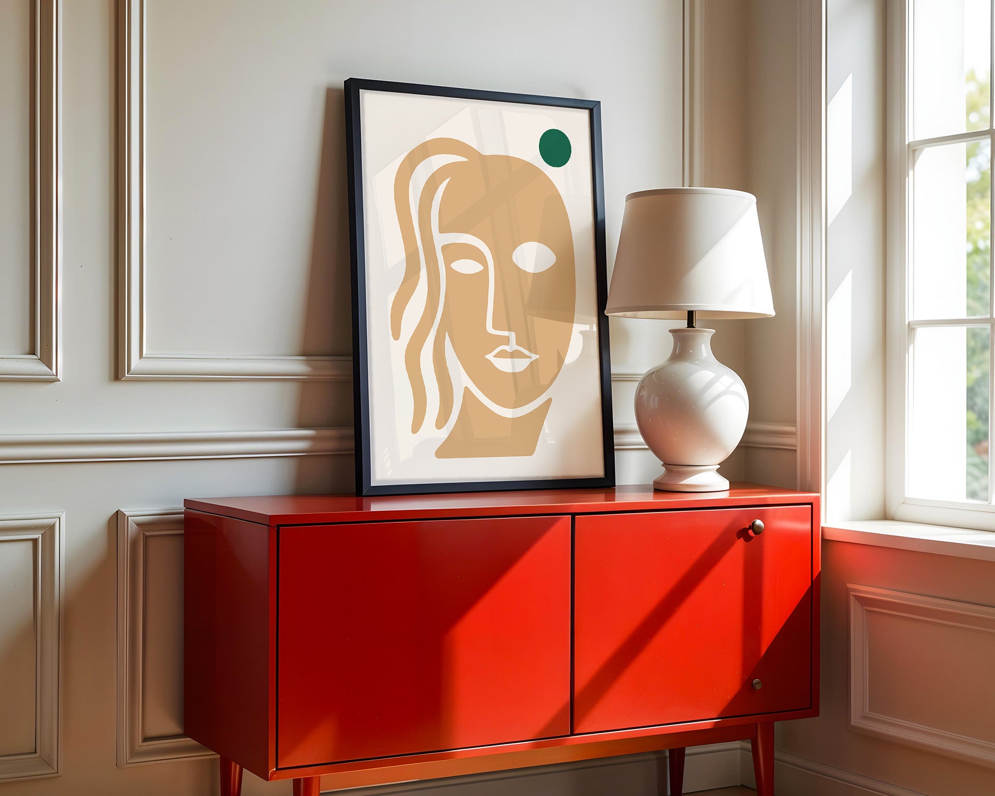 Gesicht Minimalistisch Formenspiel