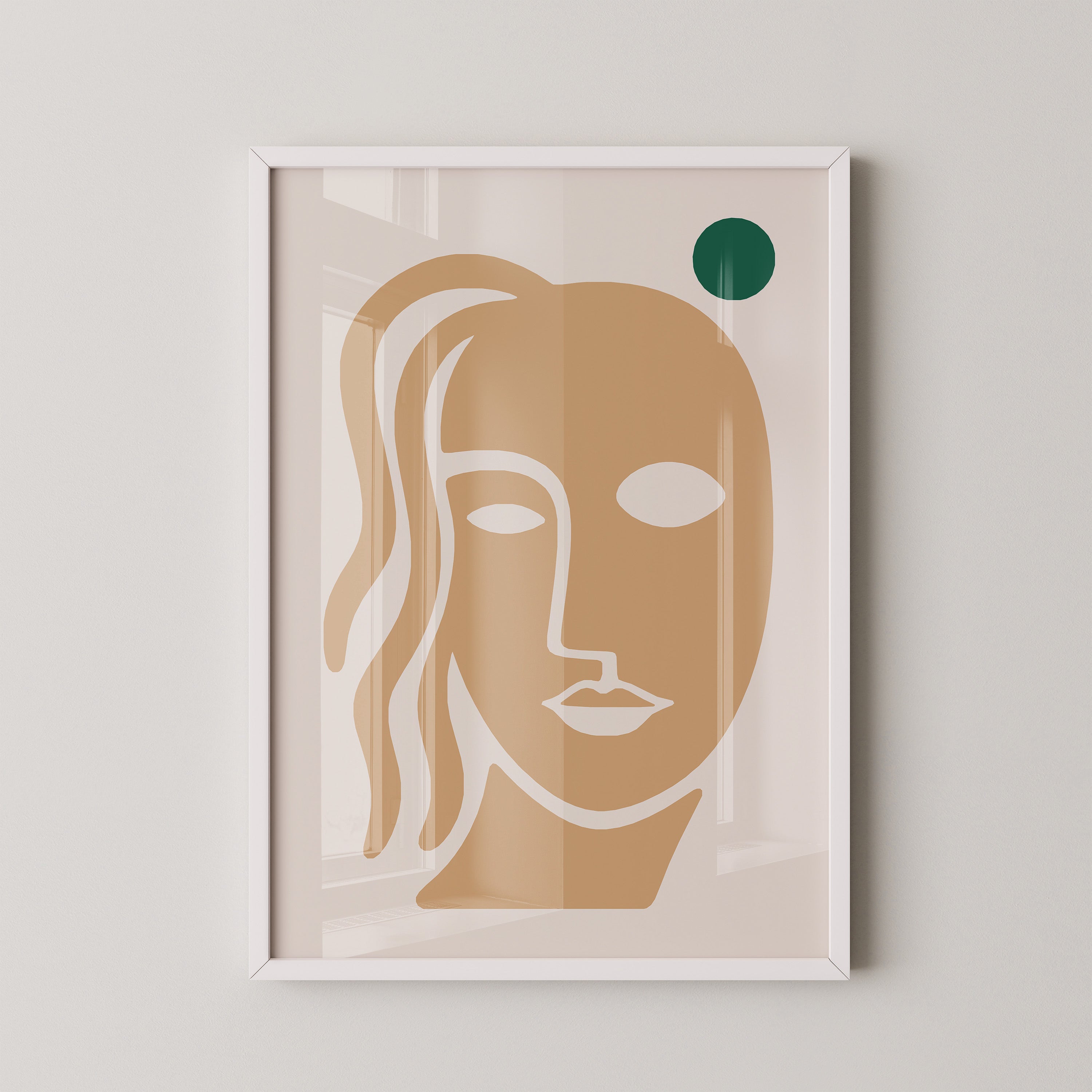 Gesicht Minimalistisch Formenspiel