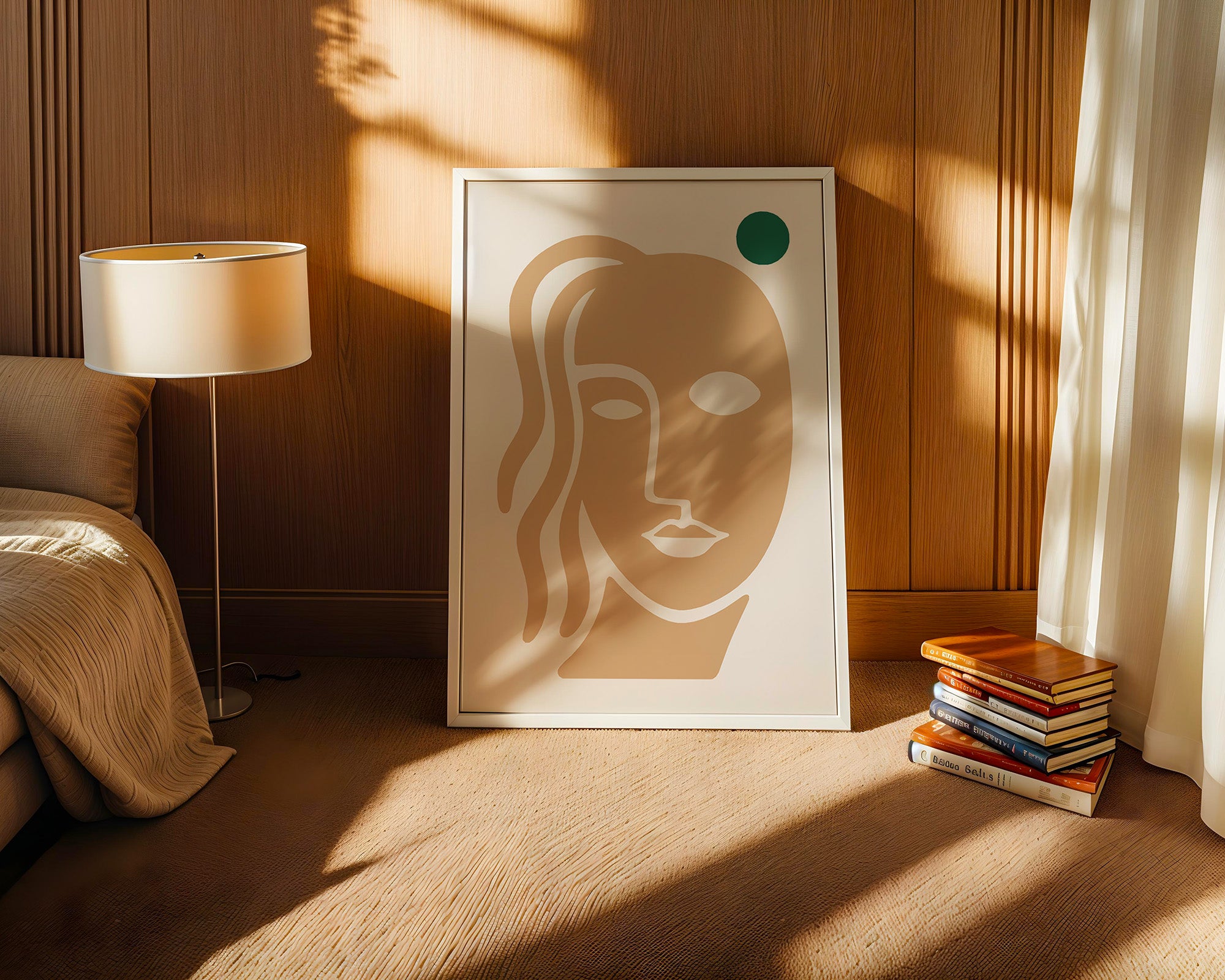 Gesicht Minimalistisch Formenspiel