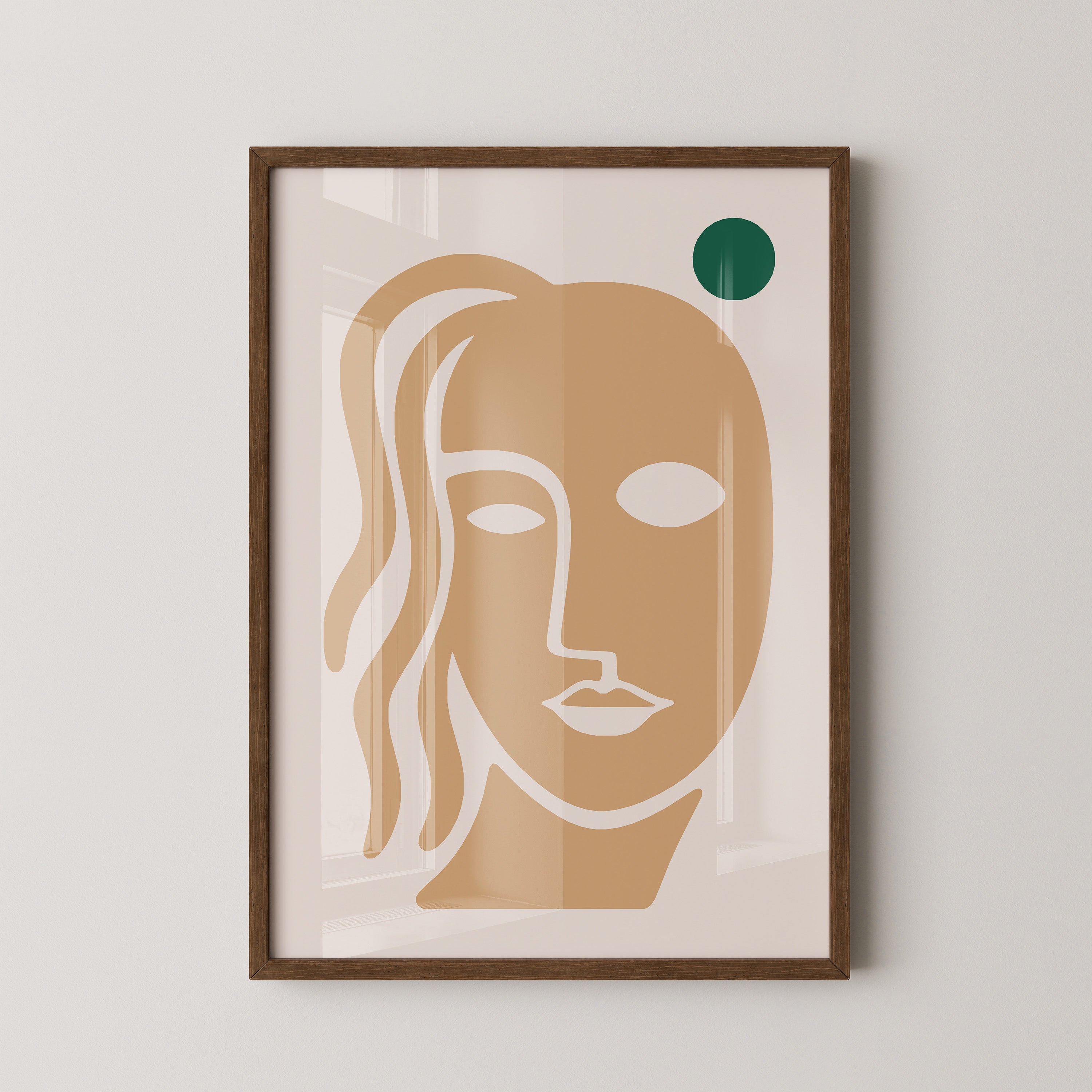 Gesicht Minimalistisch Formenspiel