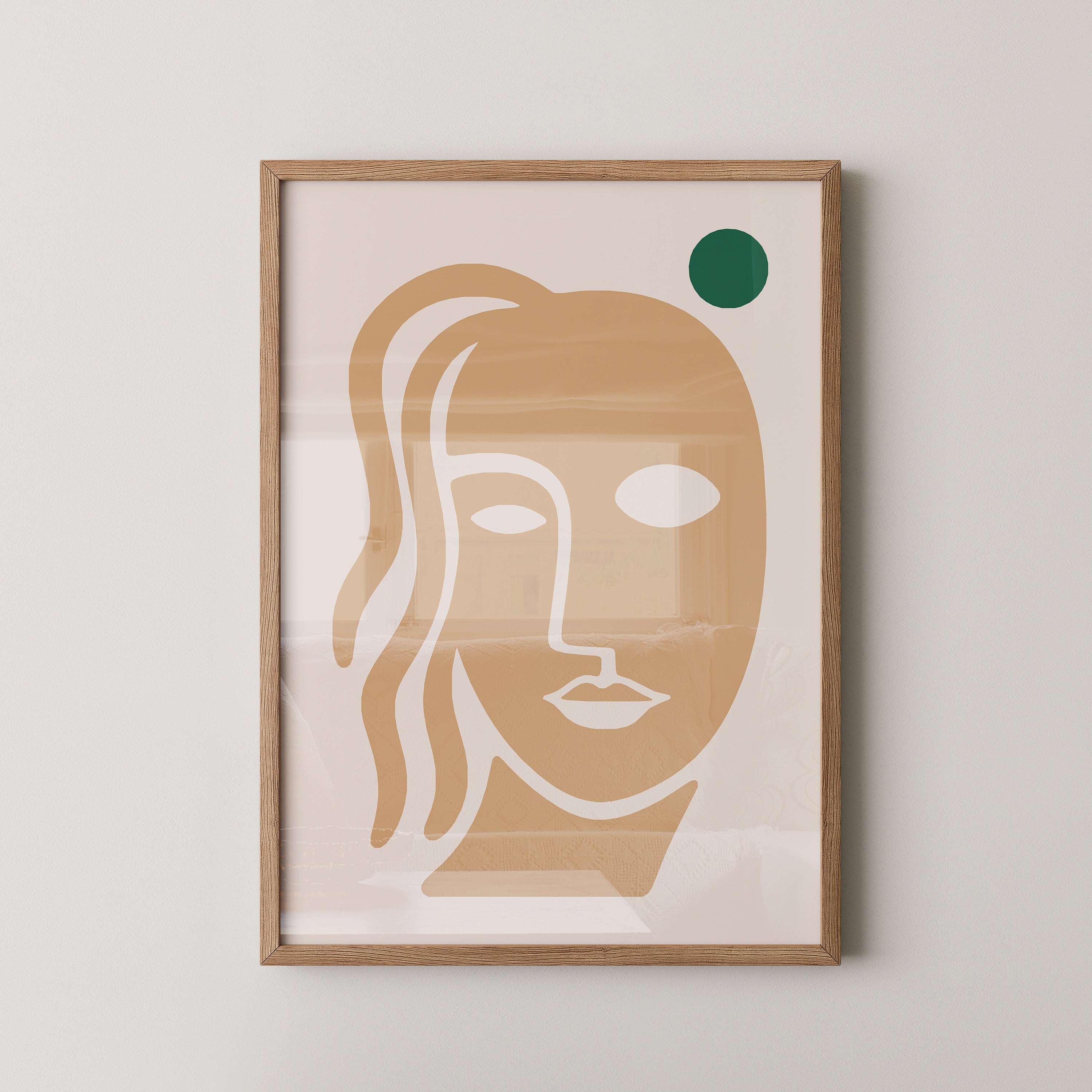 Gesicht Minimalistisch Formenspiel