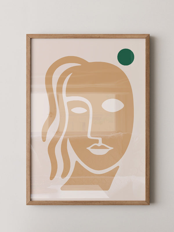 Gesicht Minimalistisch Formenspiel
