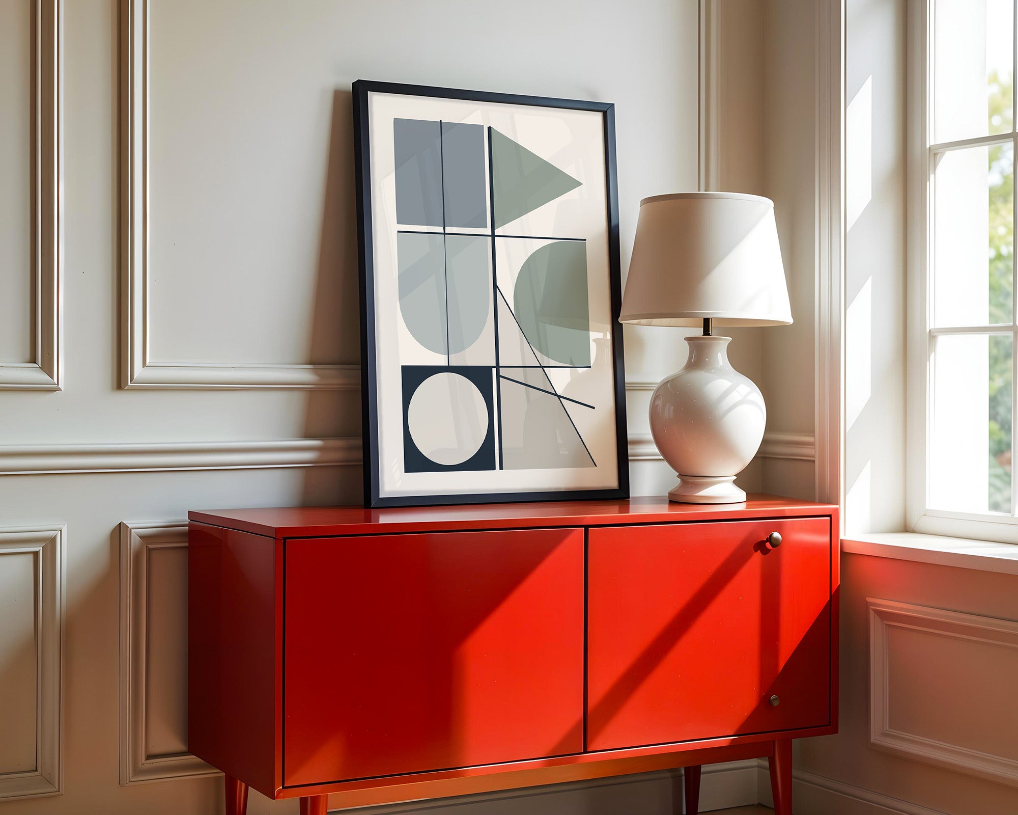 Geometrische Formen Pastelltöne