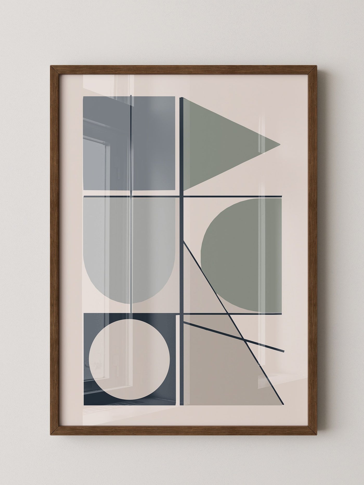 Geometrische Formen Pastelltöne