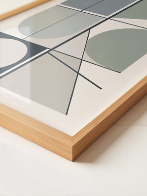 Geometrische Formen Pastelltöne