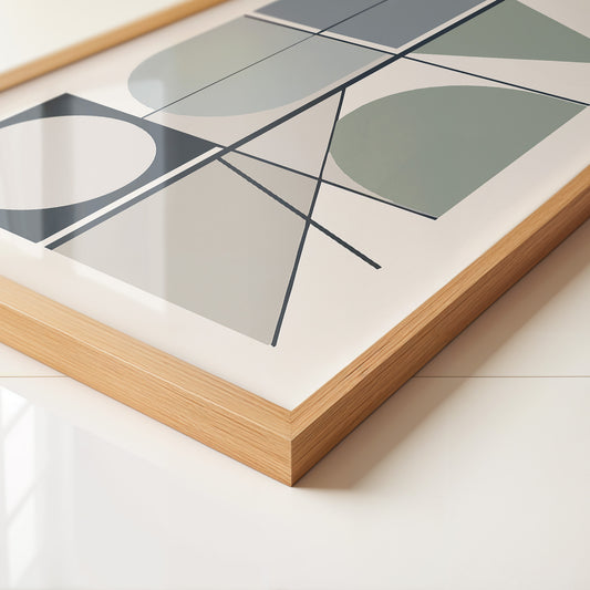 Geometrische Formen Pastelltöne