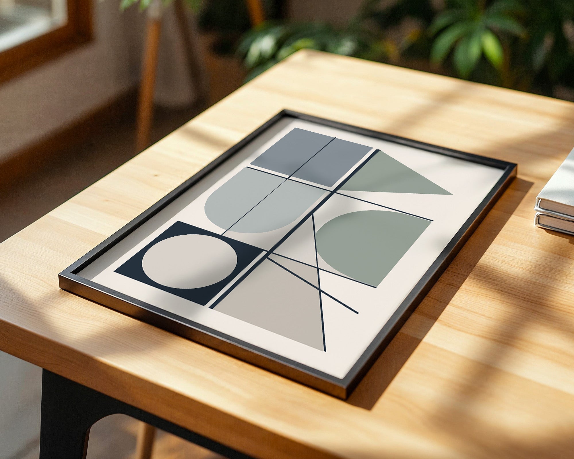 Geometrische Formen Pastelltöne