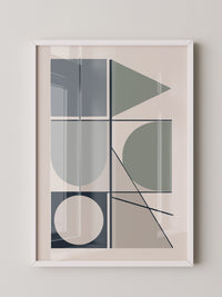 Geometrische Formen Pastelltöne