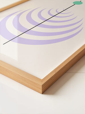 Linienkreis Minimalismus Pastell