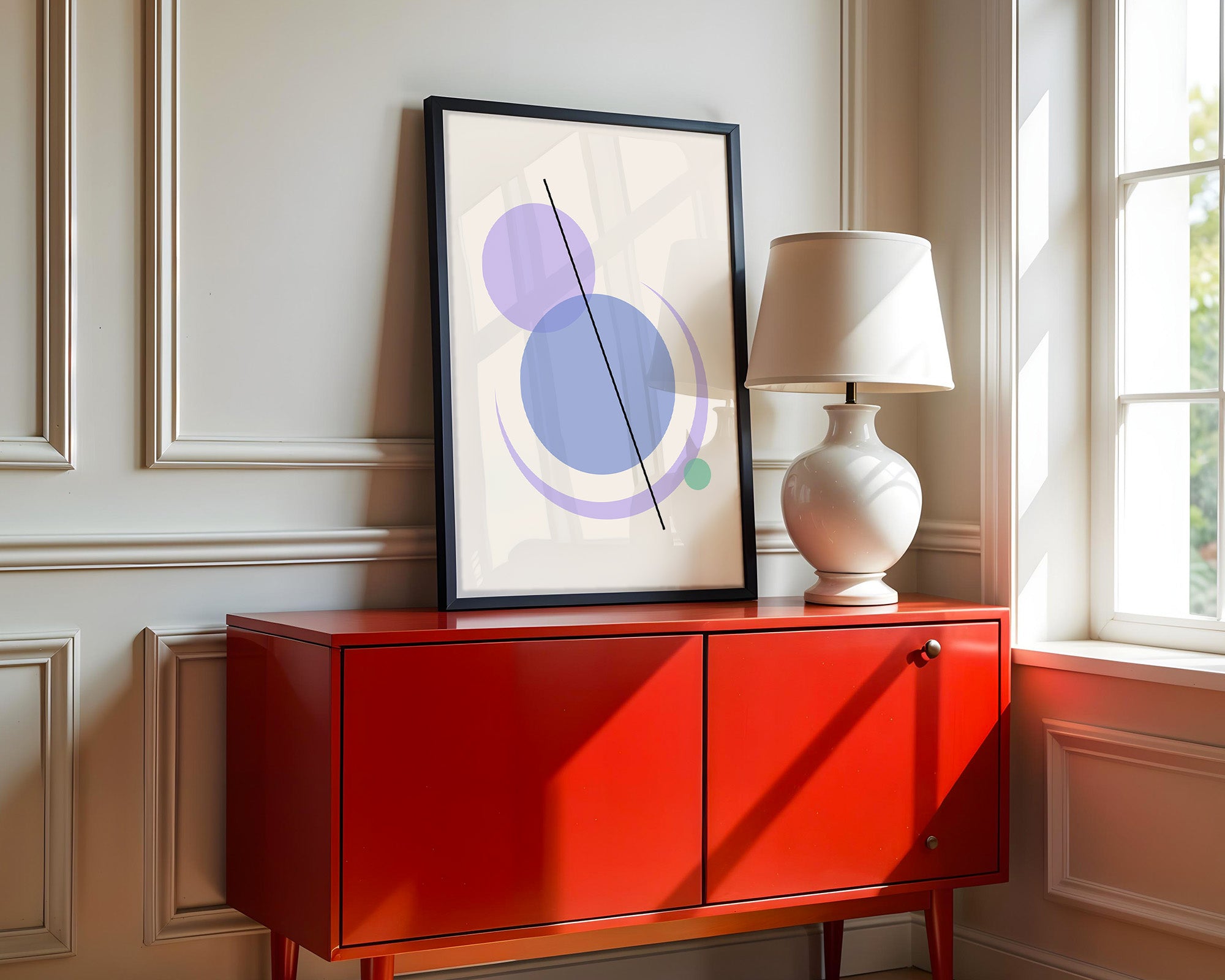 Kreise Pastell Linienkunst