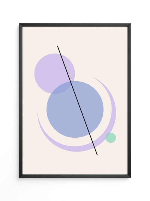 Kreise Pastell Linienkunst