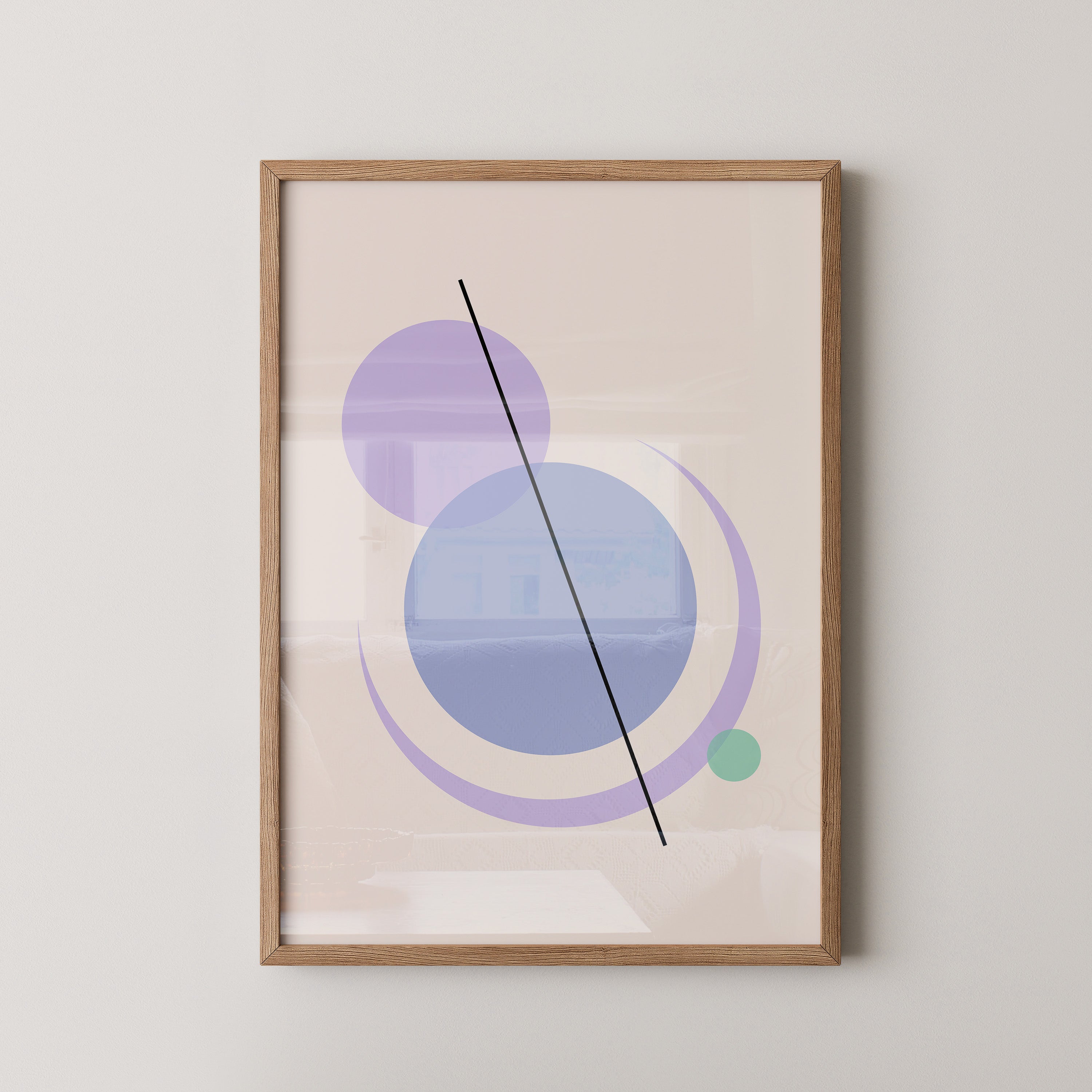 Kreise Pastell Linienkunst