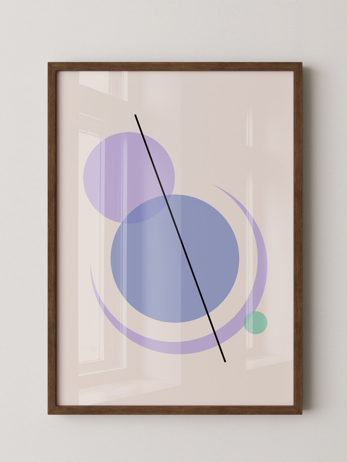 Kreise Pastell Linienkunst
