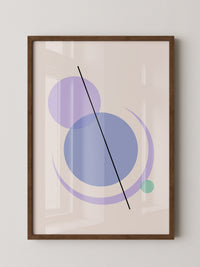 Kreise Pastell Linienkunst