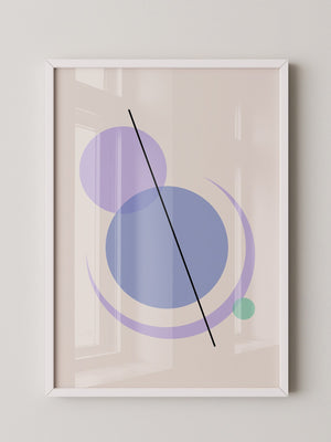Kreise Pastell Linienkunst