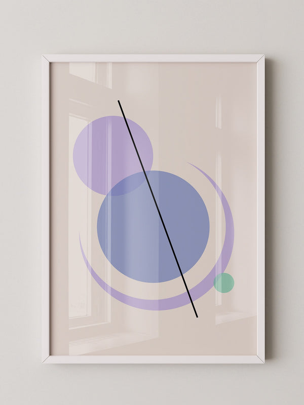 Kreise Pastell Linienkunst