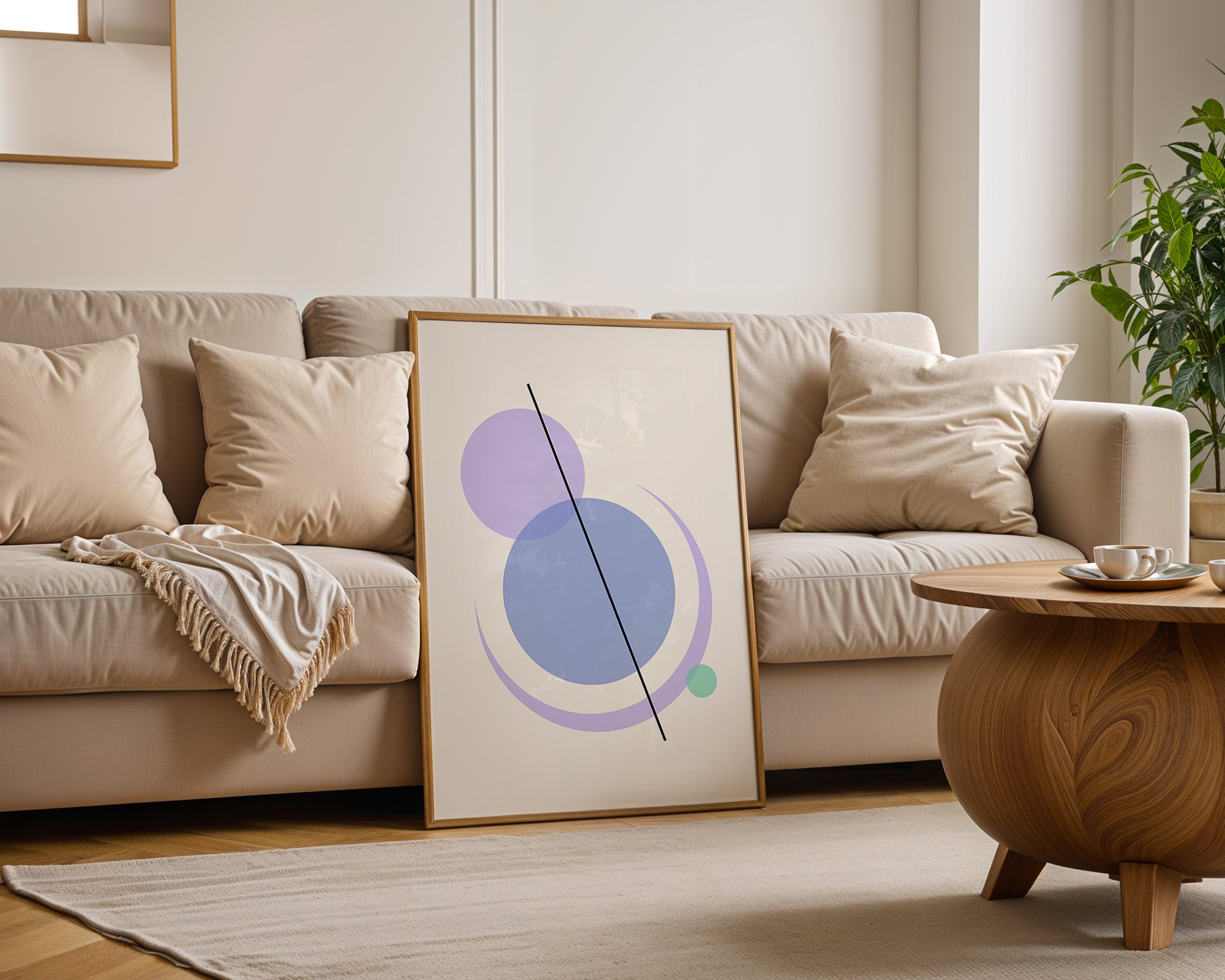 Kreise Pastell Linienkunst