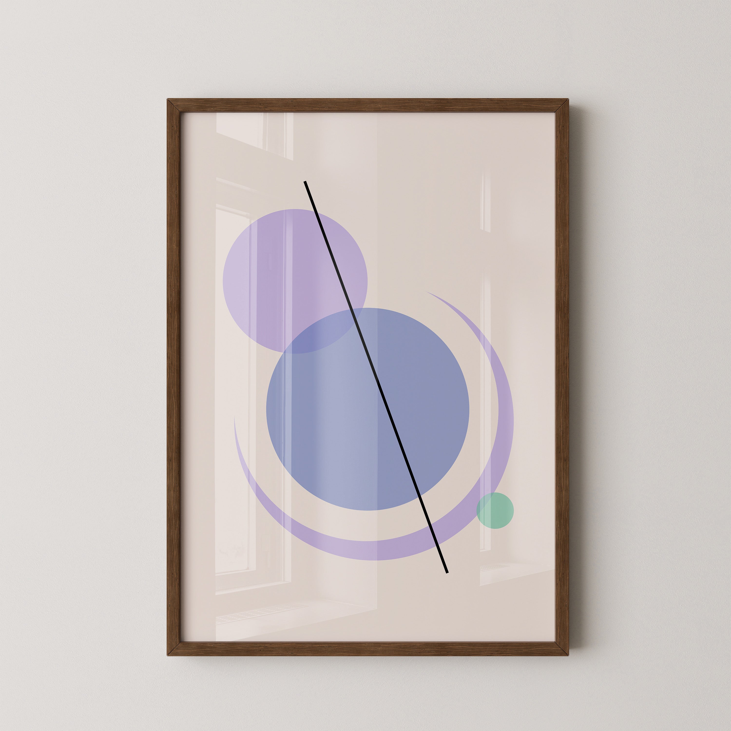 Kreise Pastell Linienkunst