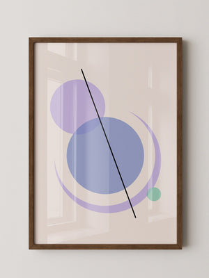 Kreise Pastell Linienkunst