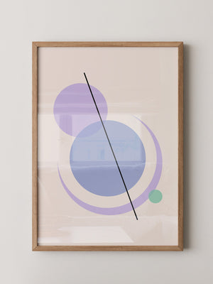Kreise Pastell Linienkunst