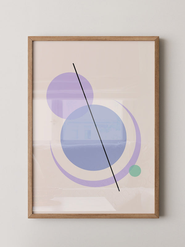 Kreise Pastell Linienkunst