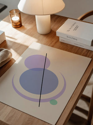 Kreise Pastell Linienkunst