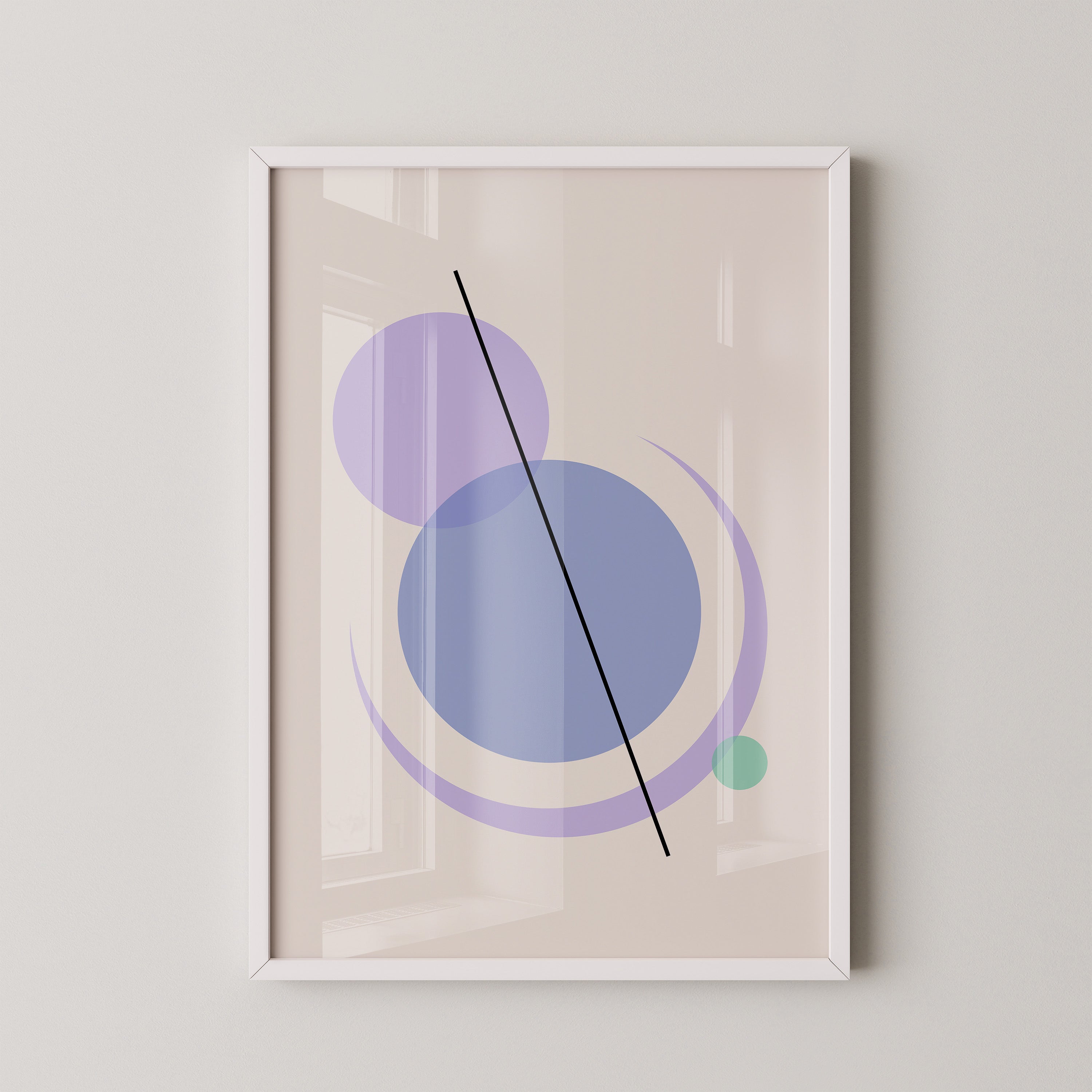 Kreise Pastell Linienkunst