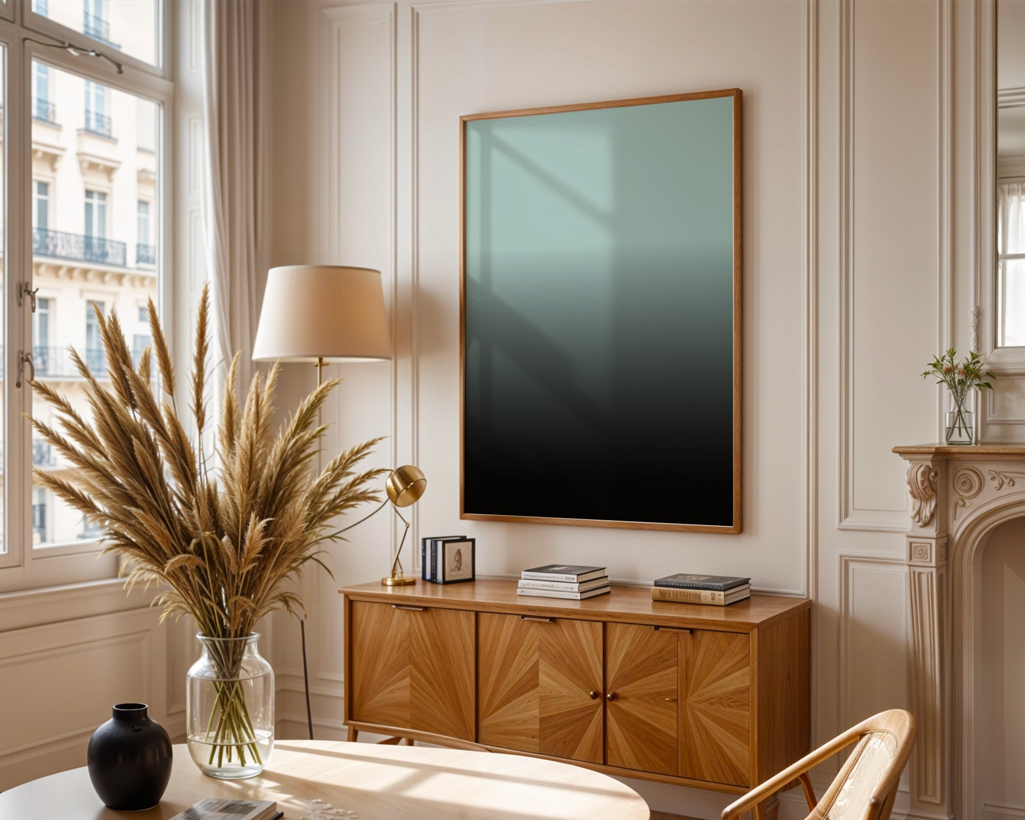 Grün-Türkis Farbverlauf sanft