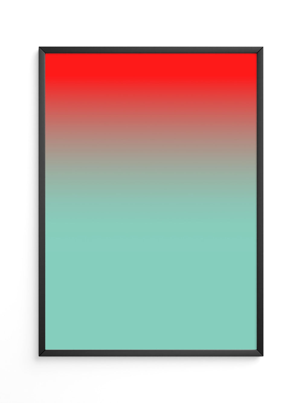 Farbverlauf Rot-Türkis Pastell