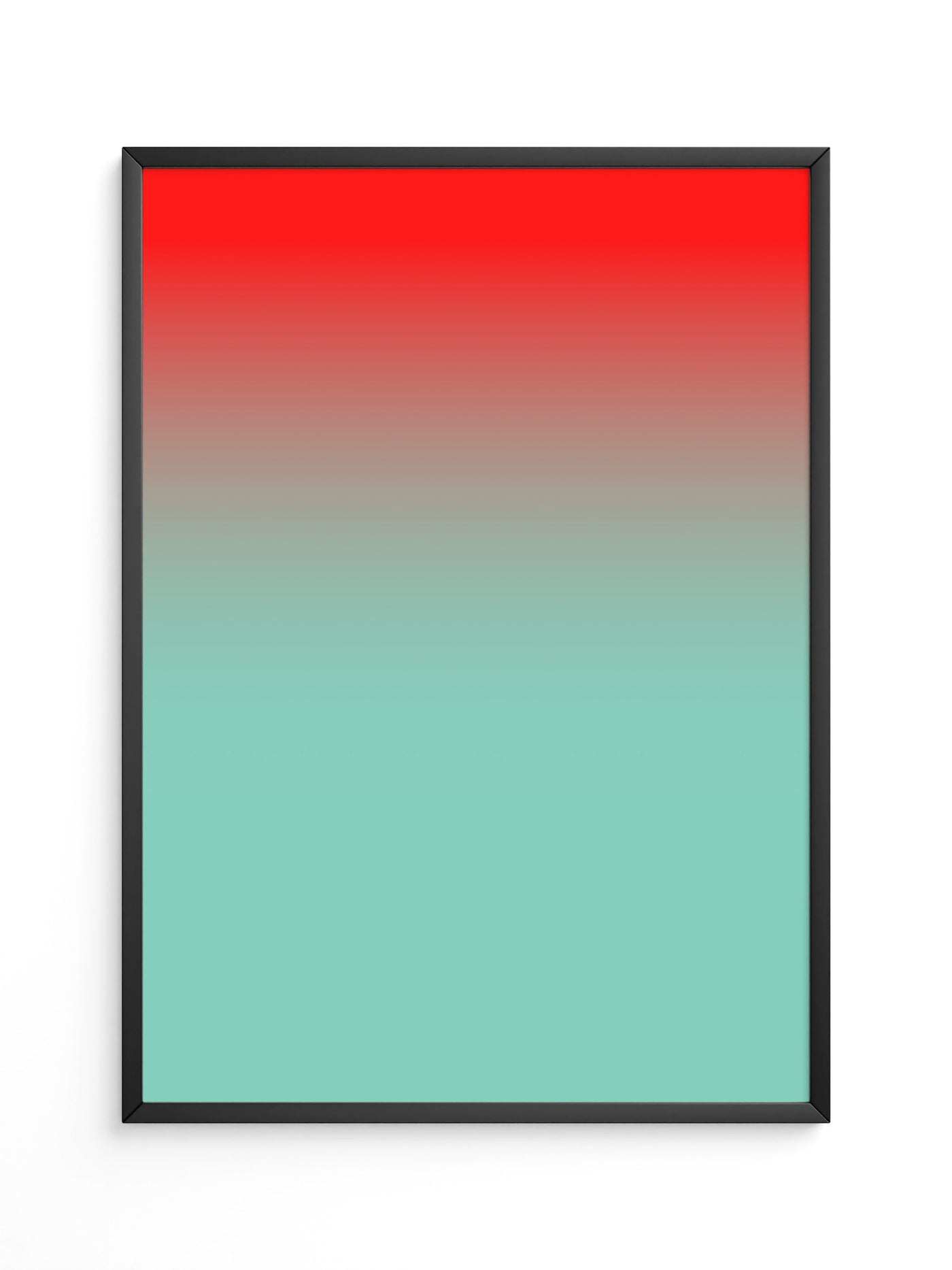 Farbverlauf Rot-Türkis Pastell