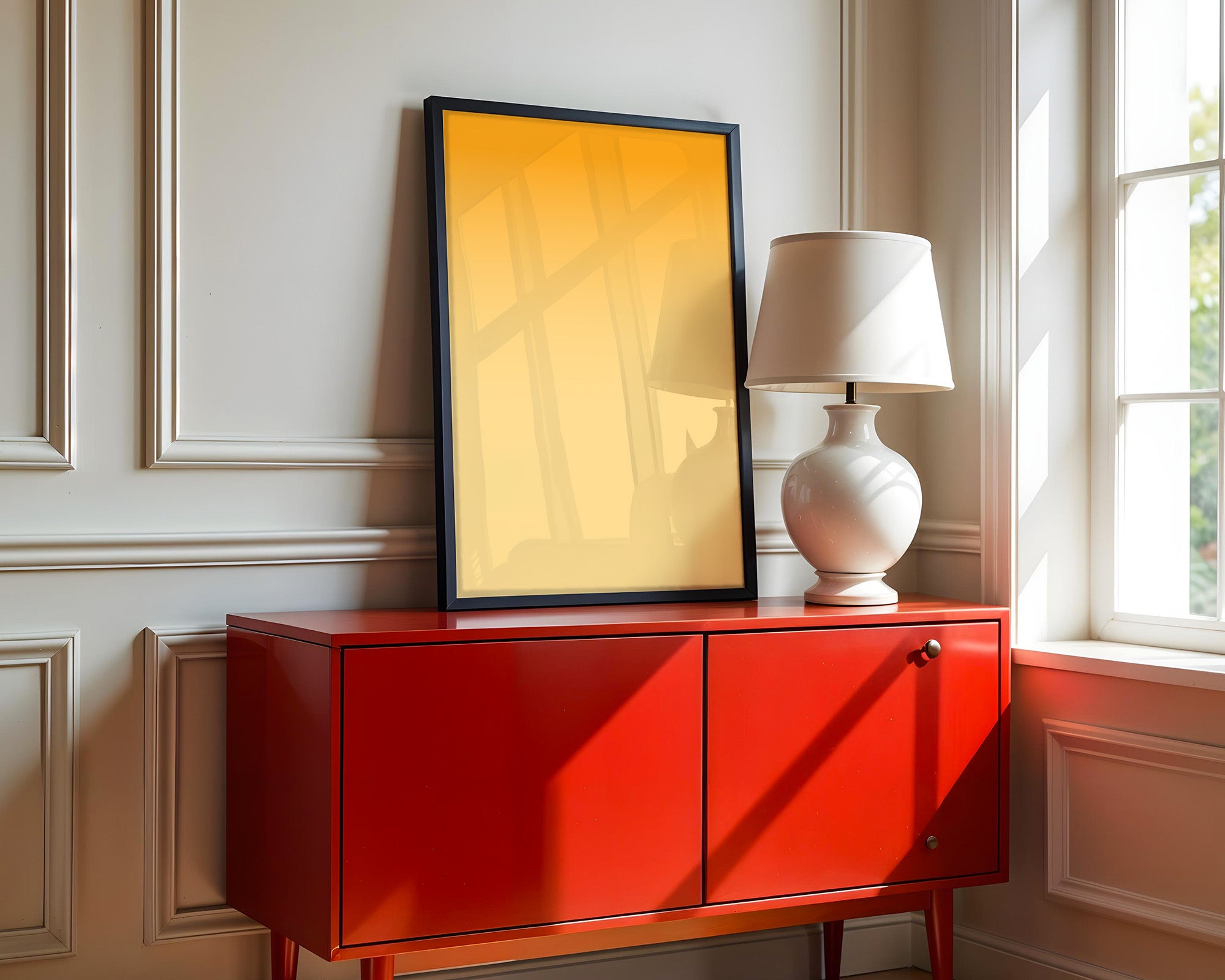 Orange Verlauf sanft