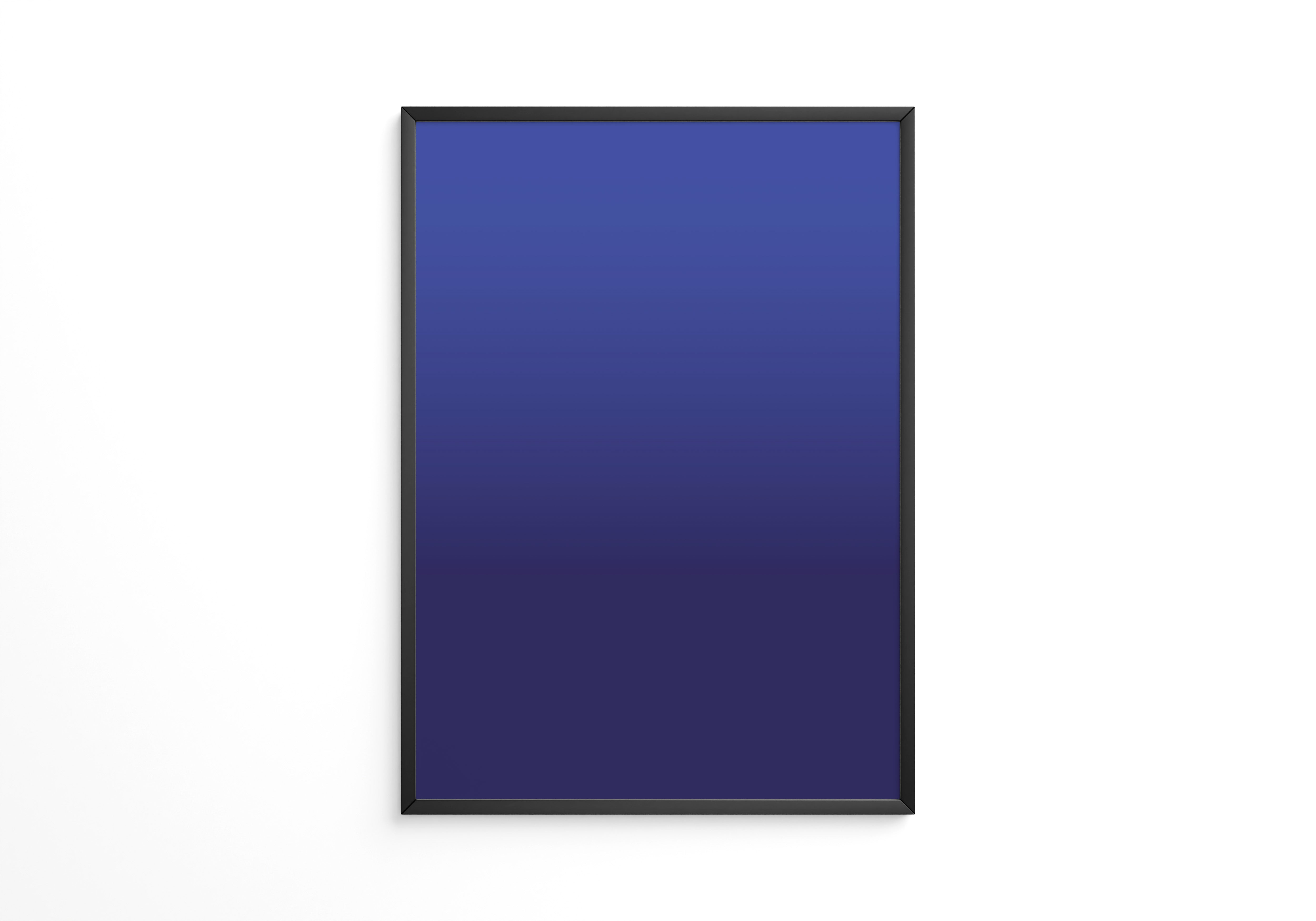 Blauer Farbverlauf minimalistisch
