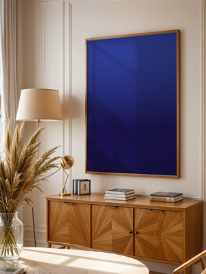 Blauer Farbverlauf minimalistisch