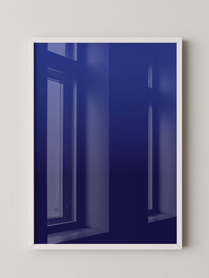 Blauer Farbverlauf minimalistisch