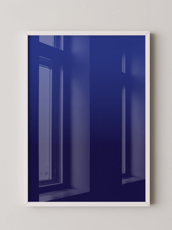 Blauer Farbverlauf minimalistisch