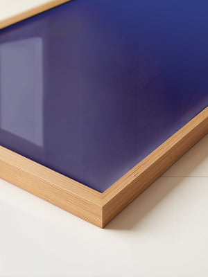 Blauer Farbverlauf minimalistisch