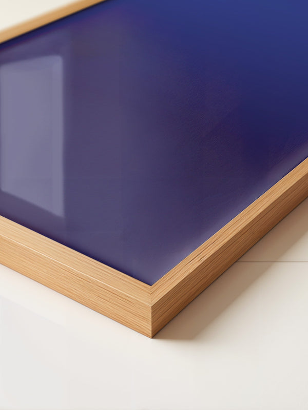 Blauer Farbverlauf minimalistisch