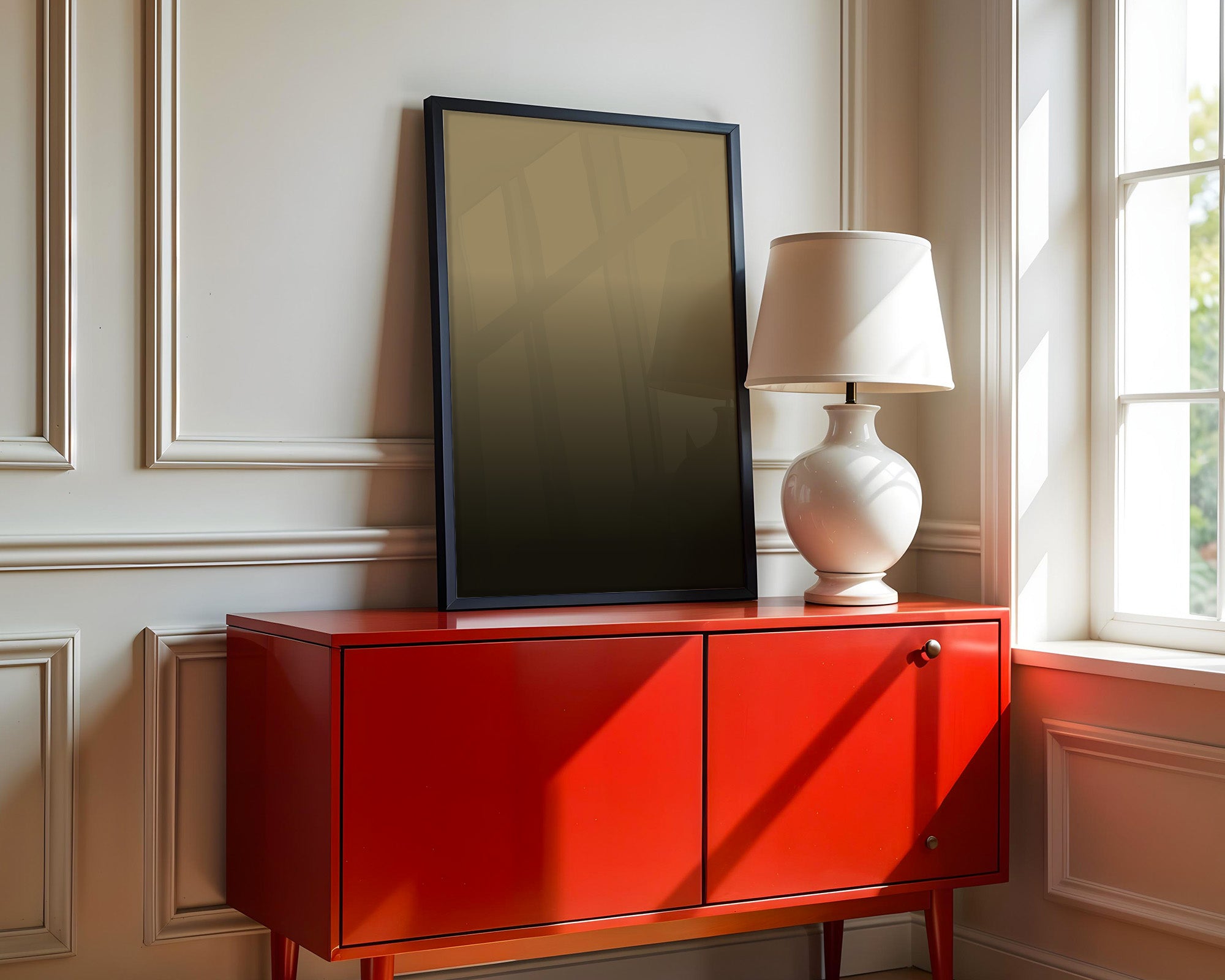 Brauner Farbverlauf minimalistisch