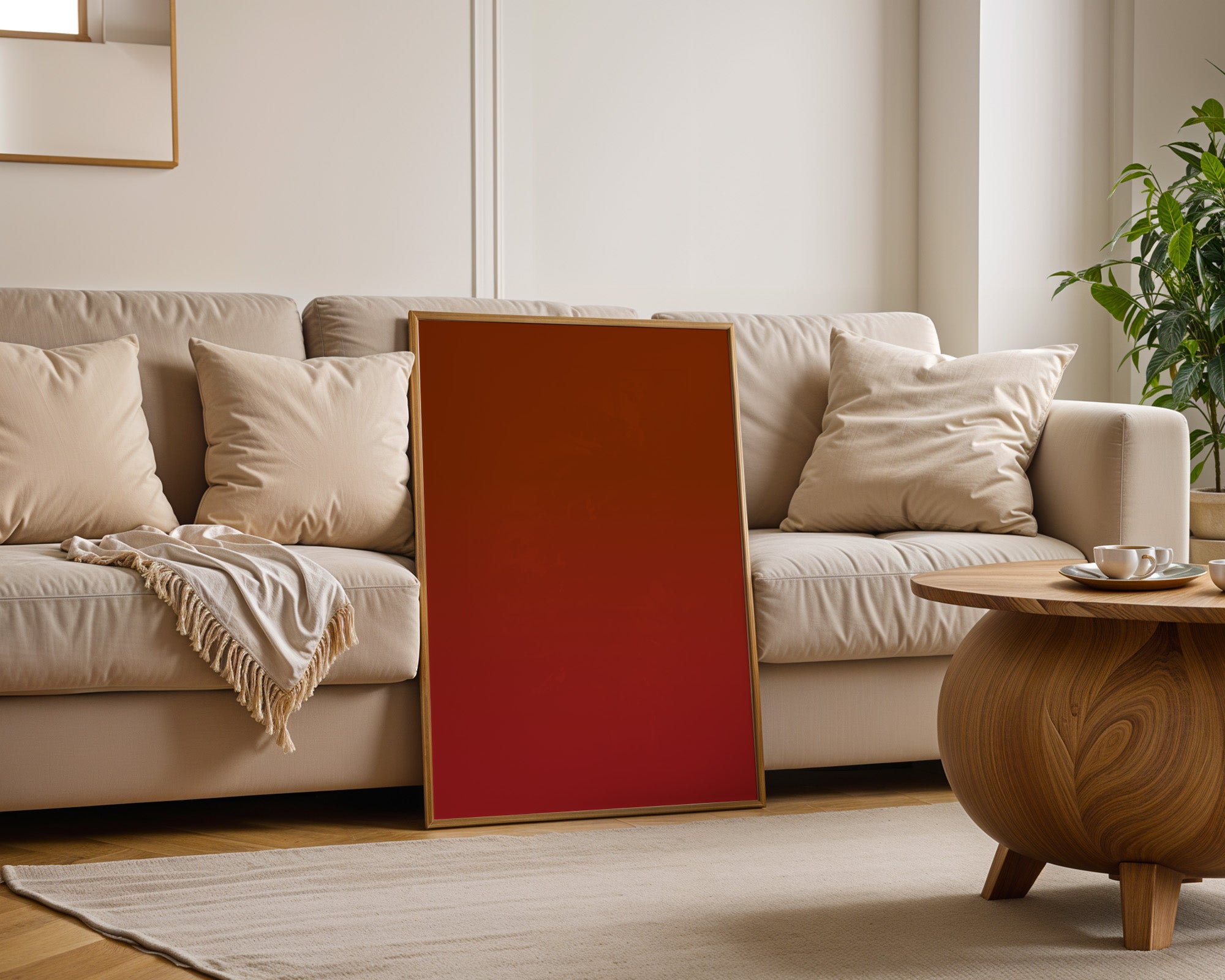 Verlauf Braun Rot Pastell