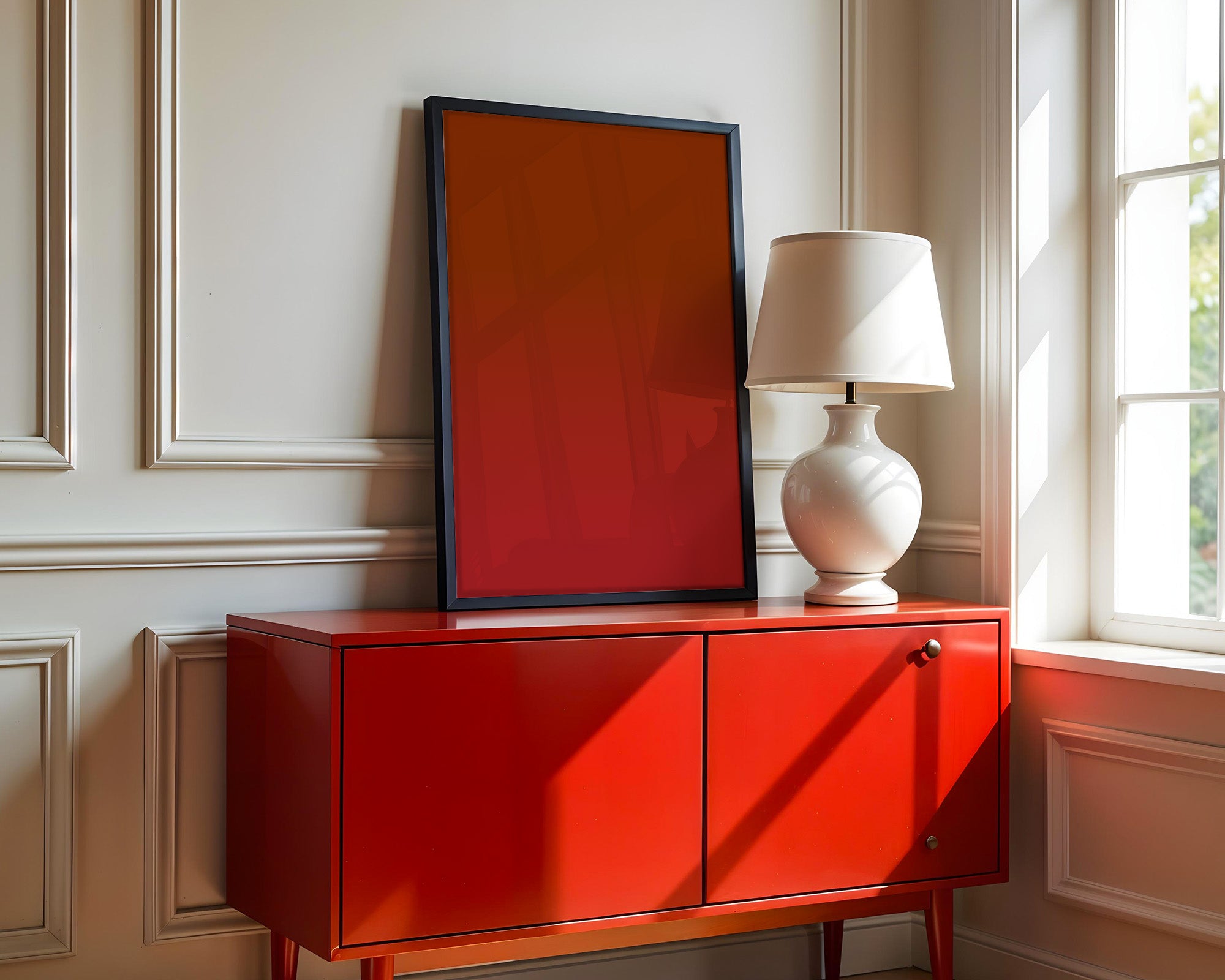 Verlauf Braun Rot Pastell